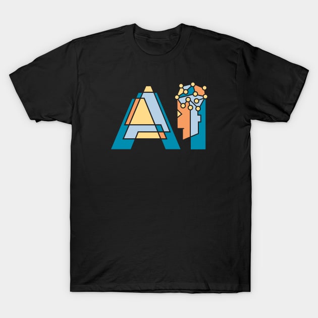 Artificial Intelligence Symbol T-Shirt by jazzworldquest